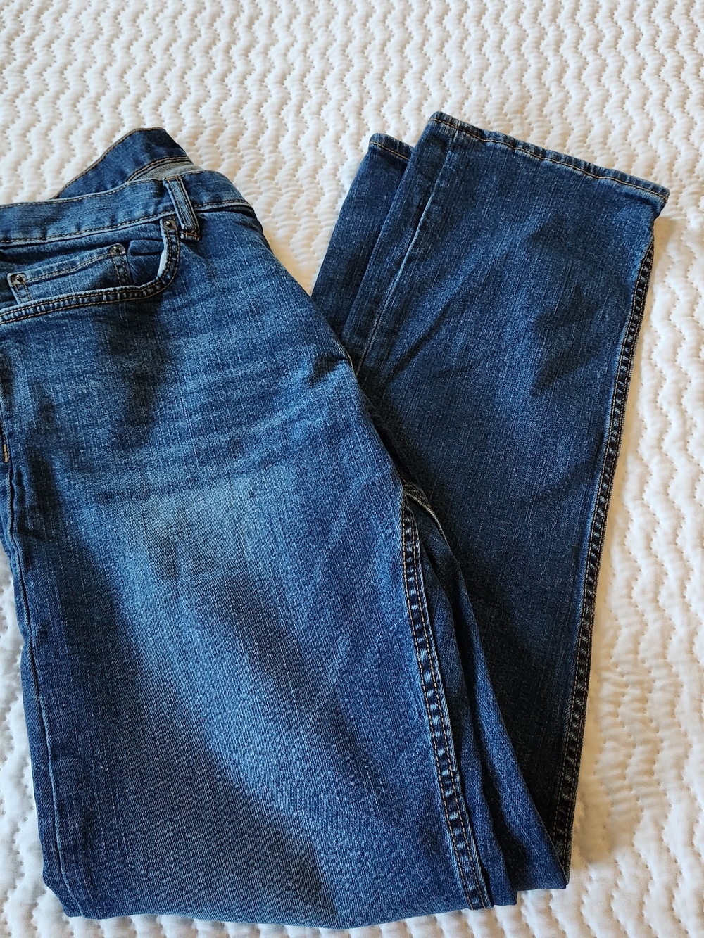 Banana Republic Men’s Straight Jeans in Dark Blue Denim Men's Size 33x34